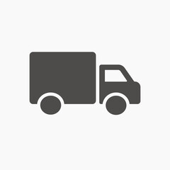 Fast shipping delivery truck icon. Delivery truck icon. Cargo symbol