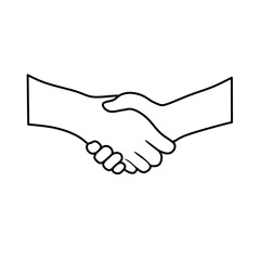 Draw a hand that is shaking in a line