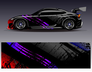 ar wrap design vector. Graphic abstract stripe racing background kit designs for wrap vehicle race car rally adventure and livery