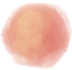 Watercolor wet painting colour blending elements dots brush stroke circle sphere background illustration