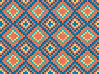 seamless traditional woven pattern called Anyaman