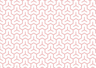 ピンクの毘沙門亀甲の模様の入った壁紙の画像
