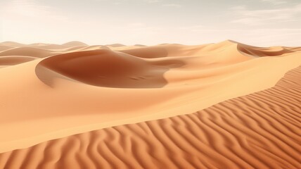 Fototapeta na wymiar Desert sand background created with Generative AI