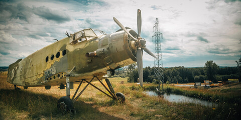 old military plane