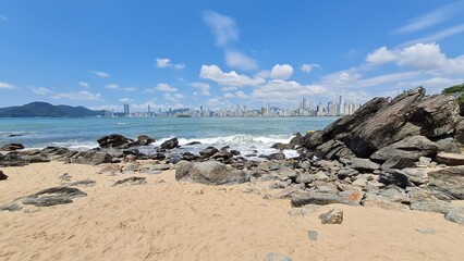 beach and sea, camboriu, brazil