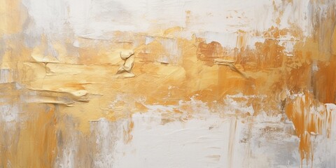 gold white art painting texture