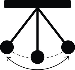 Pendulum icon vector