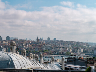 Suleymaniye Mosque - Views of Istanbul from the adjacent viewpoint