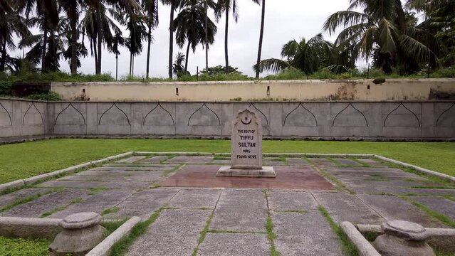Mysuru, Karnataka, India-July 20 2022;  A Historic site where the Islamic ruler Tipu sultan was found dead during the 4th Karnatik war with the British at Srirangapatna town  Karnataka, India.