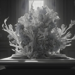 bouquet of flowers abstract