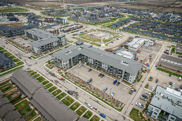 Sweeping Aerial View of Evergreen, Saskatoon, Saskatchewan
