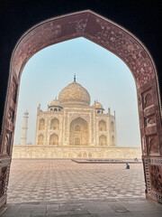 Taj Mahal Through An Arch