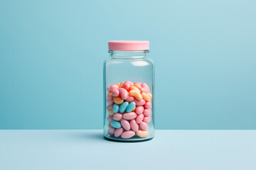vitamins in a jar