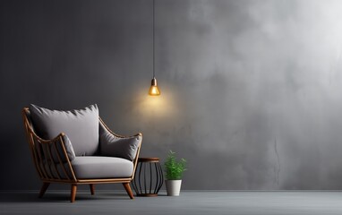 Fototapeta na wymiar Living Room Interior Design with Sofa. Generative AI
