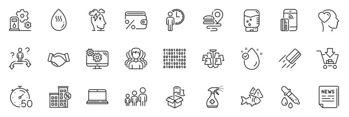 Icons pack as Chandelier, Contactless payment and Group line icons for app include Filling station, Credit card, Friend outline thin icon web set. Shopping, Vitamin e. Chandelier outline sign. Vector