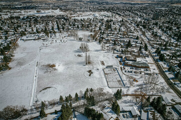 Obraz premium Wildwood neighborhood of Saskatoon, Saskatchewan