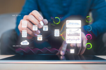 Ai technology, Digital transformation change management, internet of things. new technology big data and business process strategy, customer service management, cloud computing, smart industry