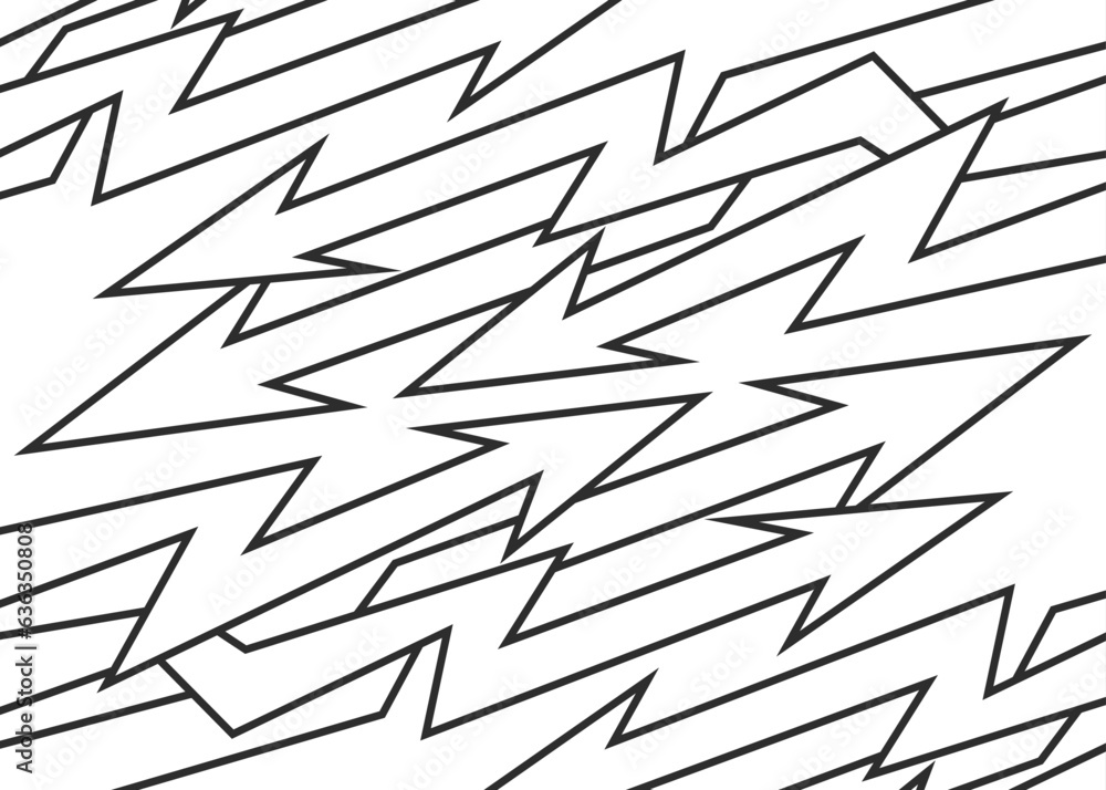 Poster abstract background with seamless arrow pattern. arrow line pattern