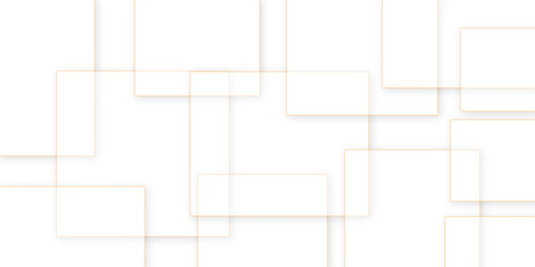 bstract white square shape with gold line futuristic concept background. Abstract white background with square gold line shapes. Vector illustration design for presentation, banner, cover, web,