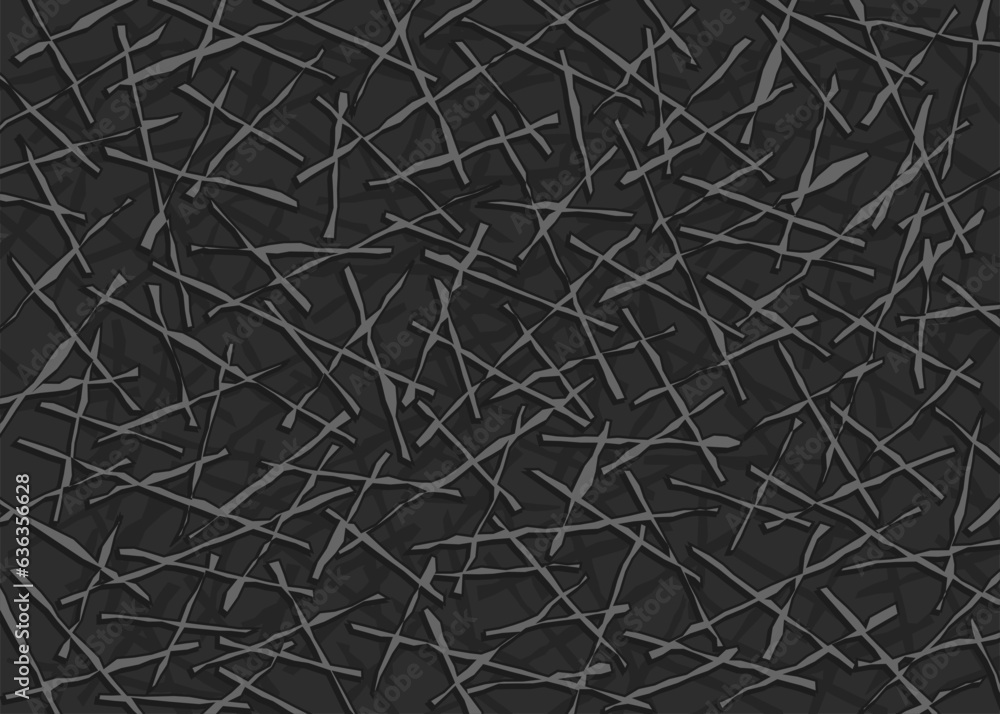 Poster abstract background with seamless rough stick pattern