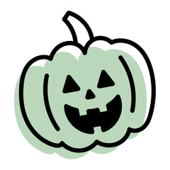 simple vector illustration of halloween 2023