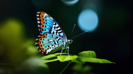 Beautiful butterfly in nature (AI Generated) 