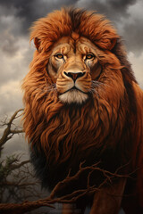 Beautiful lion (AI Generated) 