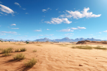 Fototapeta na wymiar Beautiful desert (AI Generated)