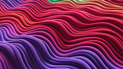 wavy big fuzzy chords background; generative AI illustration