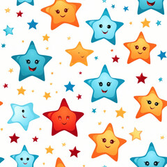 Happy positive background clipart (AI Generated)