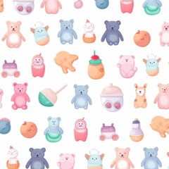 Obraz premium Beautiful happy background for children (AI Generated)