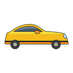 Fototapeta na wymiar Car icon vector on trendy style for design and print