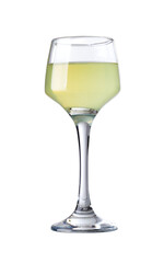glass of limoncello