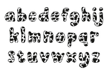 Handcrafted Animals letters color creative art typographic design