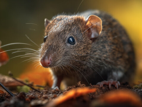 Shrew portrait created with Generative AI technology