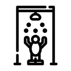 disinfection line icon best for web design