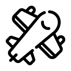 Dont flight line icon best for web design