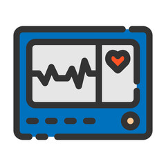 Hearth beat line icon best for web design