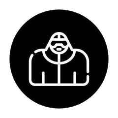 covid-19 line icon best for web design