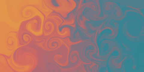 Colorful shape and movement, abstract background