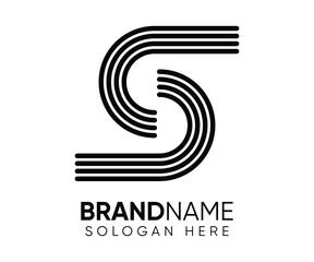 S logo design vector template