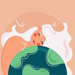 the girl with the earth