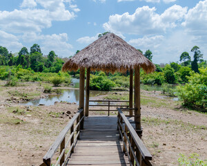 Don Village, An ethnic traditional culture, Krong Na Commune, Buon Don District, Dak Lak Province, VietNam. May 01, 2023.