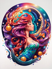 Mermaid illustration 