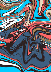 Liquid Fluid abstract background illustration