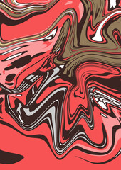 Fototapeta na wymiar Liquid Fluid abstract background illustration