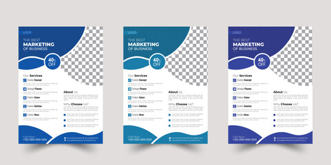 Free vector corporate business flyer template Vector corporate business flyer template corporate business flyer