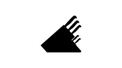 Knife holder silhouette