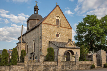 Fototapeta na wymiar Trinity Church in Kamianets-Podilskyi, Ukraine.