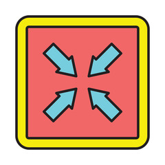 Obraz premium Shrink Icon Design Use